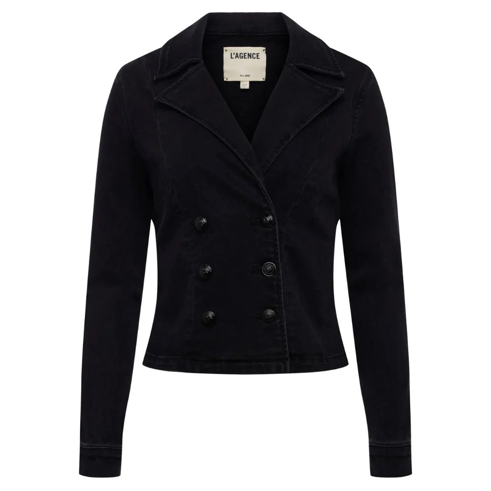 L'AGENCE Admiral Jacket in Washed Black